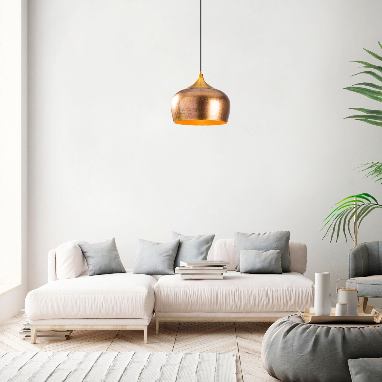 Lustra, Berceste - 211-S, Sheen, 30 x 30 x 123 cm, 1 x E27, 40W, auriu - imagine 7